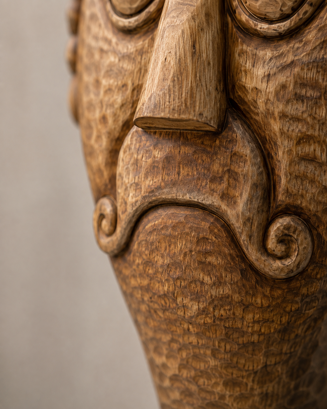 Detail Keltské hlavy